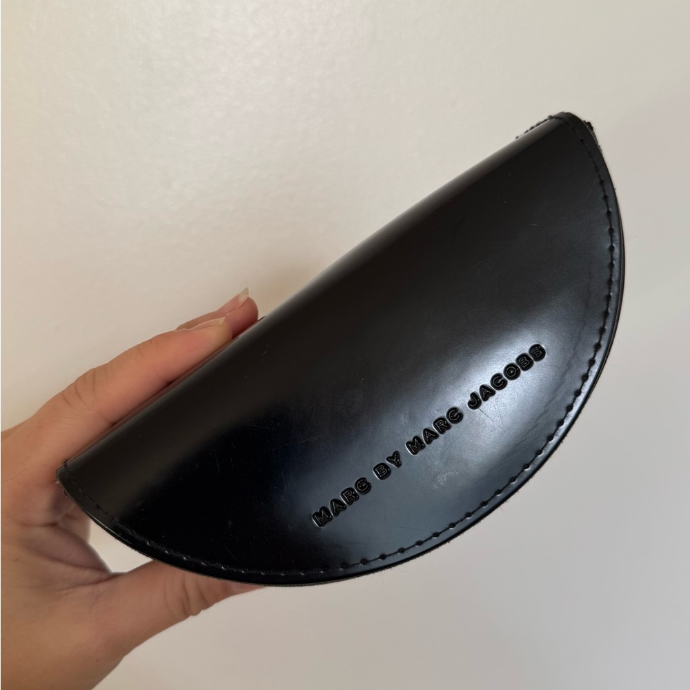 Marc by Marc Jacobs Glossy Black Eyewear Case
